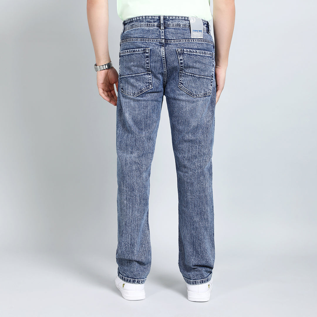 GREY BAGGY FIT JEAN TEDDY 4681-2